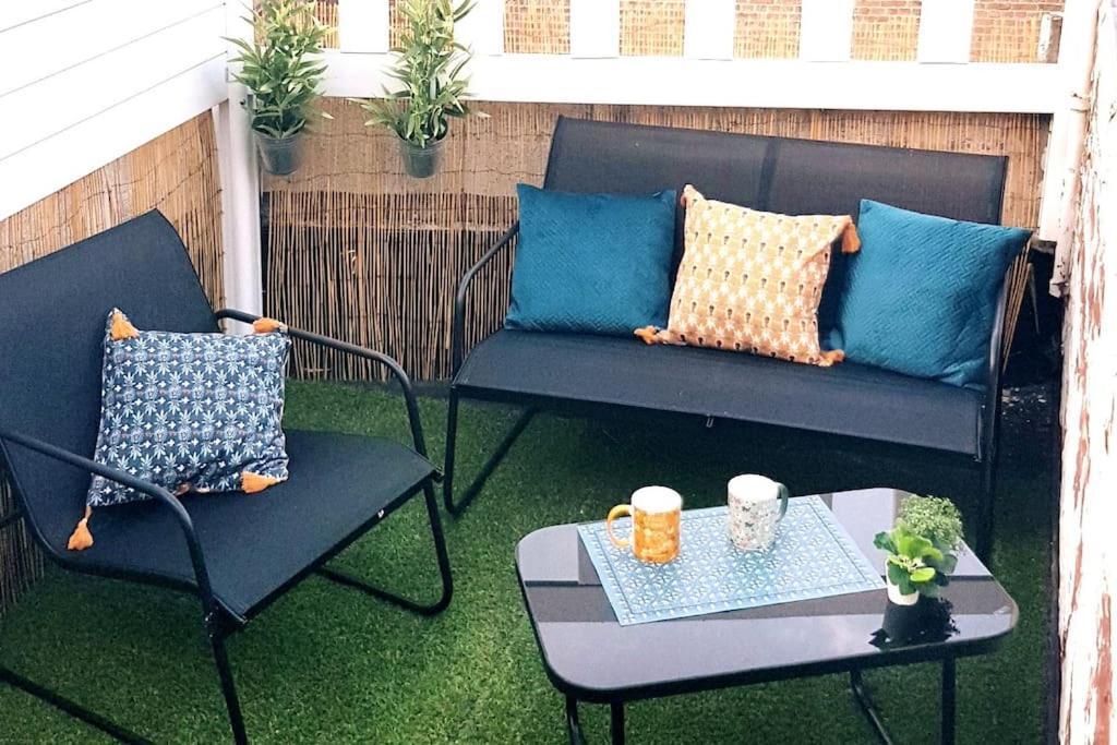 Le Chat Bleu - 26M2- Terrasse Sur Les Toits - Wi-Fi Amiens Bagian luar foto